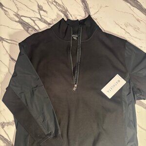 Athleta Black Half-Zip Pullover Jacket Size Large